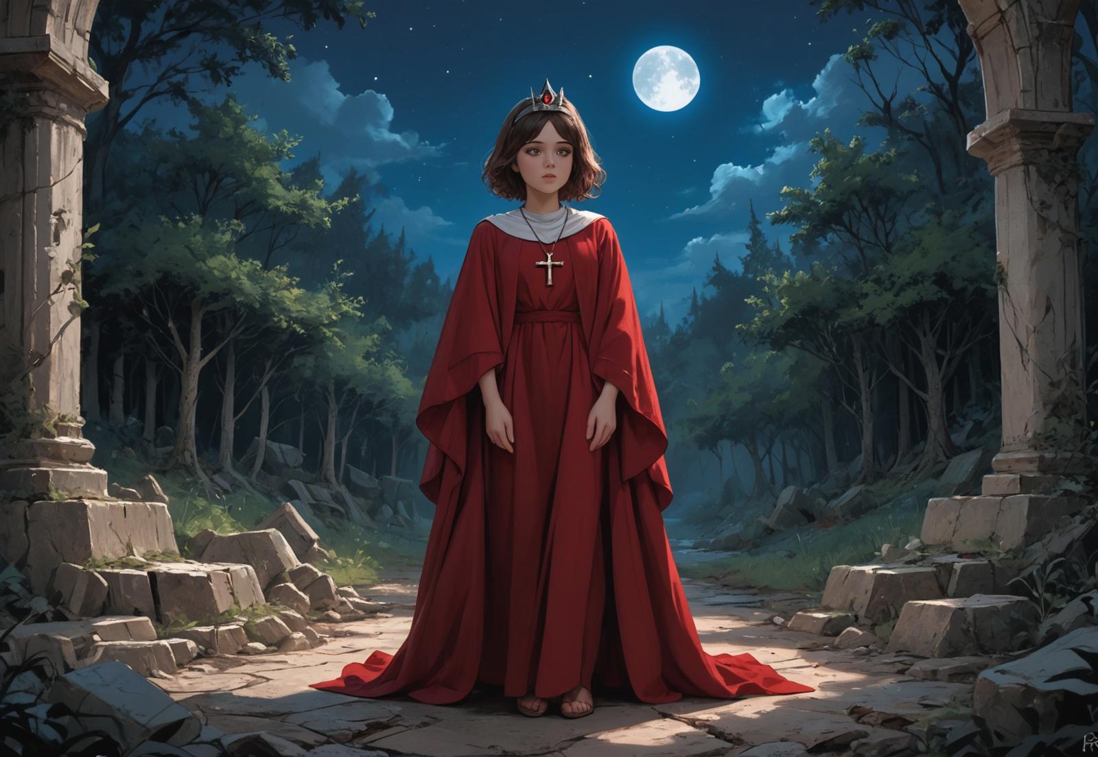 The Priestess and the Whisper of the Deep