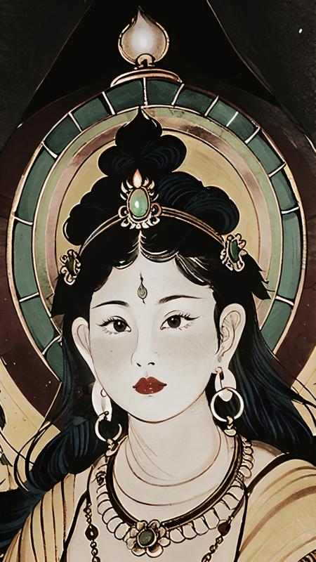 Duohuan,1boy,(illustration:1.1),(bestquality),(masterpiece:1.1),jewelry,solo,earrings,upper body,male focus,Heavenly eye,
<lora:Dunhuang V2.0-000009:1>,