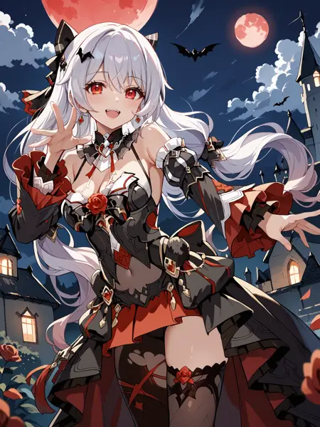 Theresa Apocalypse · Lunar Vow: Crimson Love 德丽莎 月下誓约· 予爱以心 | Honkai Impact 3rd