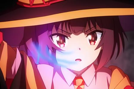 <lora:KonoSubarashiiSekaiNiBakuenwo_Megumin:1> megumin, explosion,, 8k, masterpiece, trending on artstation