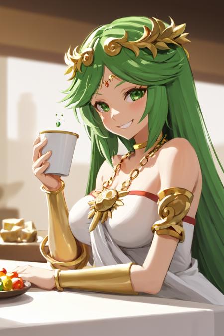 IncrsXLPalutena white dress, jewelery