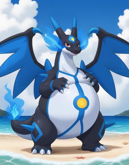 Mega Charizard X2 - Pocketown (Pokemon) - SDXL(Pony) v3_pindigoxl