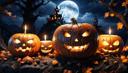 high quality,  highly detailed, 8k,halloween wallpapers - halloween wallpapers, dark,  halloween, bokeh, candles, vines, hayao miyazaki, masashi ando, nizou yamamoto, kazuo oga, joe hisaishi, yoji takeshige, naoya tanaka,Detailed mesmerizing background  with highly detailed, cinematic lighting, trending on artstation, 4k, hyperrealistic, focused, extreme details, unreal engine 5, cinematic, masterpiece, high resolution, detailed