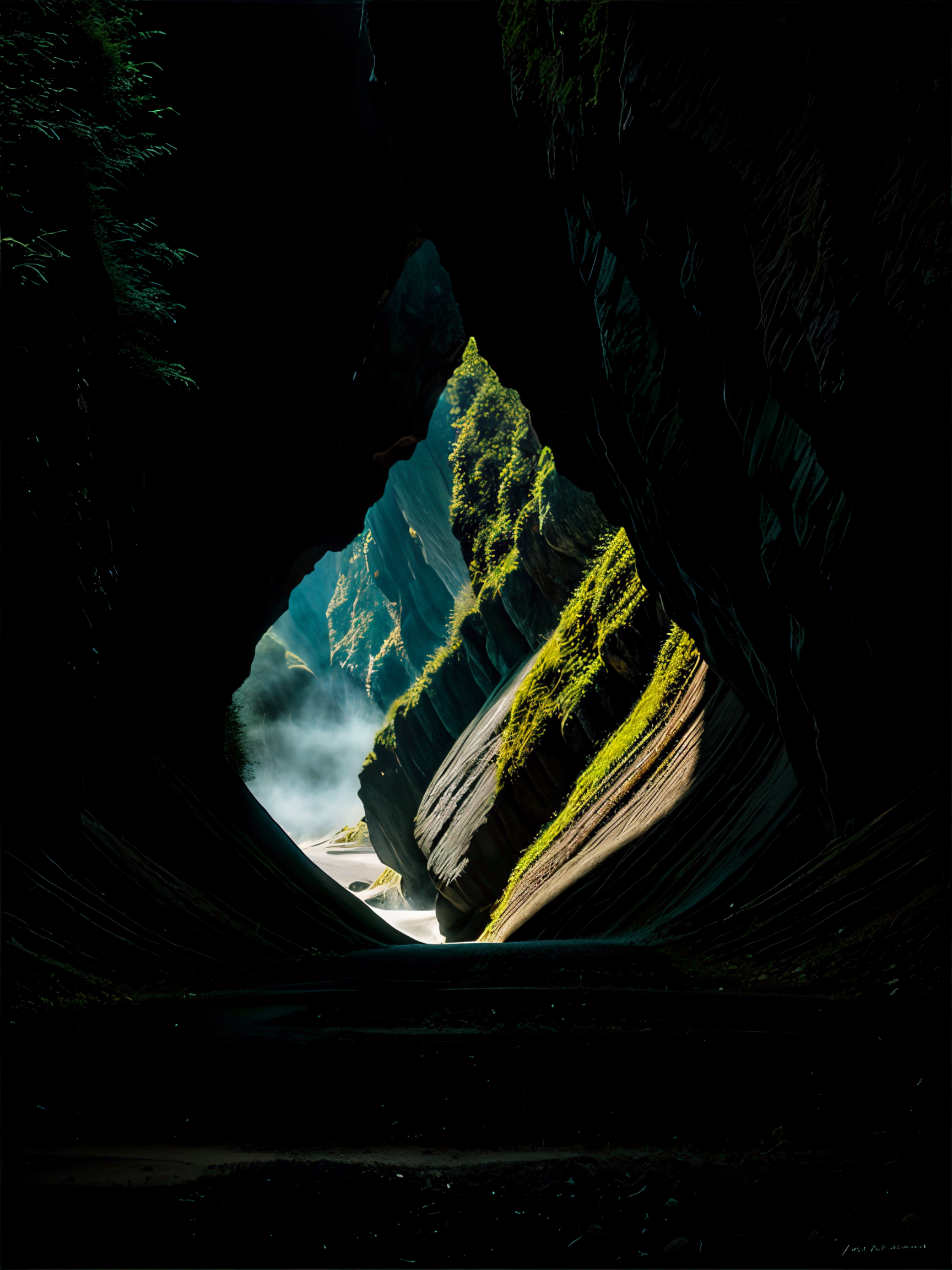 The Vale of Shadows: A dark and foreboding valley where no sunlight ever penetrates,  <lora:more_details:1>, RAW photo, *subject*, (high detailed skin:1.2), 8k uhd, dslr, soft lighting, high quality, film grain, Fujifilm XT3