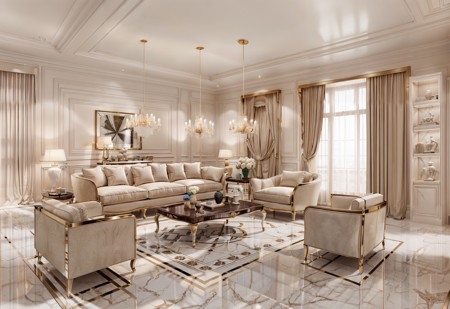 neoclassic bedroom neoclassic living room
