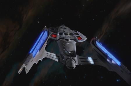 general view of the spaceship from behind flying through outer space, ncc1701e, detailed surface, complex symmetrical structure, illumination, best shadow,
<lora:startrekv14:0.99>