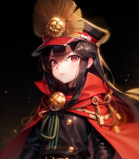 masterpiece, best quality, high resolution,
ArcherNobu, Nobu Military Uniform, 1girl,  solo,
<lora:FateNobu:0.9>,