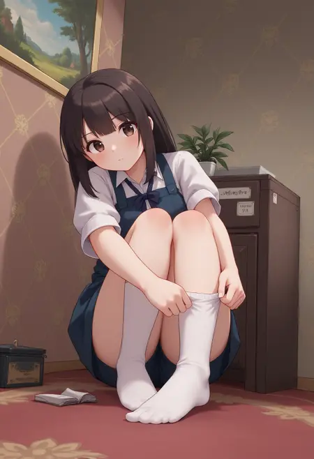 adjusting_legwear_flux