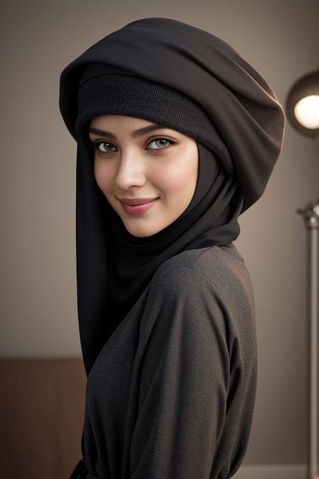 1 Woman, beautiful aesthetic,  pakistani, seductive look, cute face, stunningly beautiful, (smile 0.2),  charming modesty, hijab, abaya, huge boobs, thick body, thin waist, complete view, view, far view,  front view, [stylish], soft face, delicate look, best lighting, oily skin, extremely detailed eyes, (extremely detailed face) beautiful, elegant, highly detailed, 
(realistic high resolution), (8K), (extremely detailed),  (best quality), (super detailed), (masterpiece)  (ultra-detailed), (hyperrealism:1.2), (photorealistic, hyperdetailed:1.2), insane details,