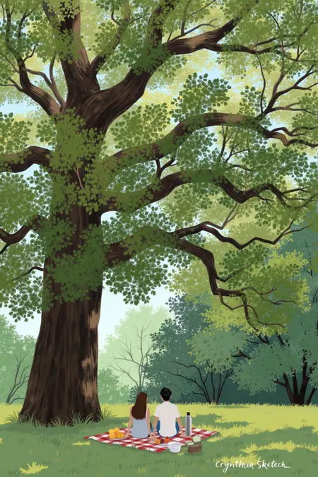 Flux.1_Forest Retreat · Nature Illustration