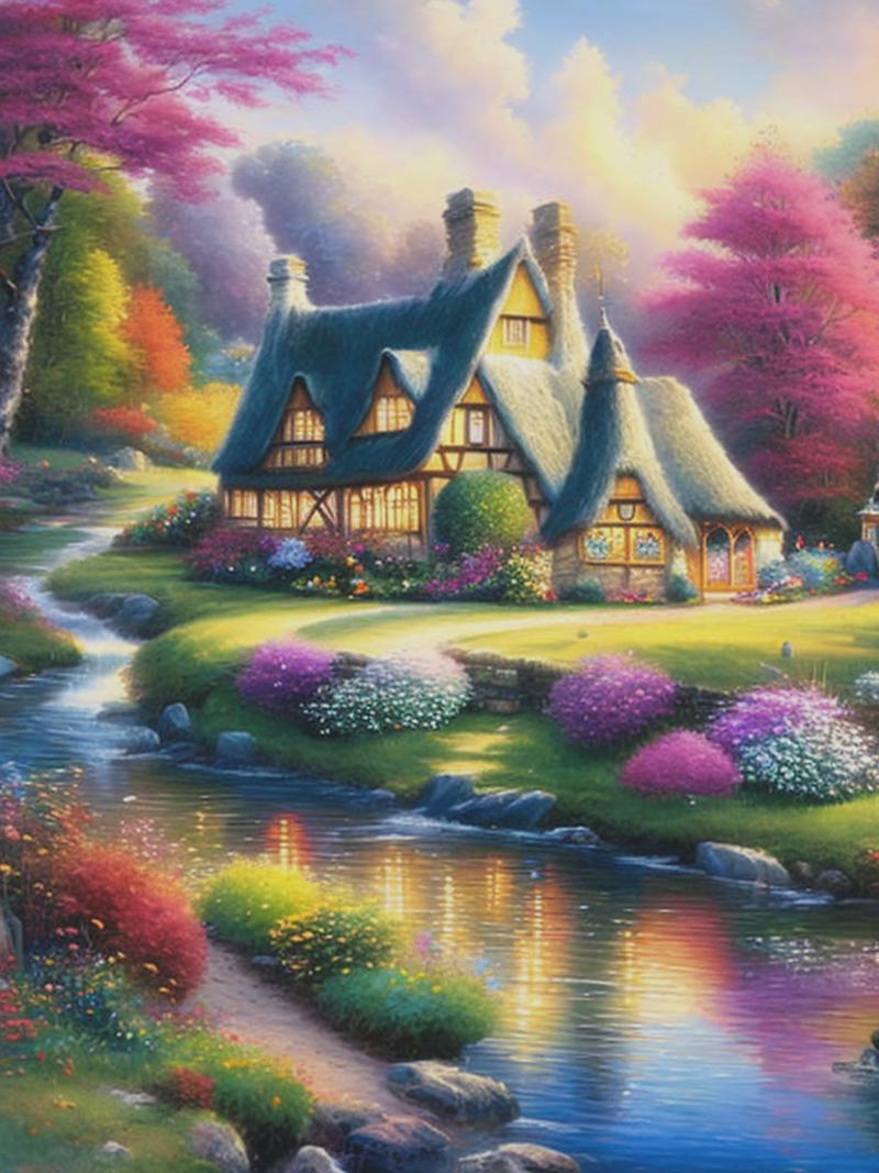 Thomas Kinkade Style image by Kappa_Neuro