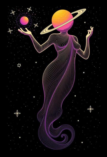 Salome Art-Nouveau (gritty) v0.1 Flux