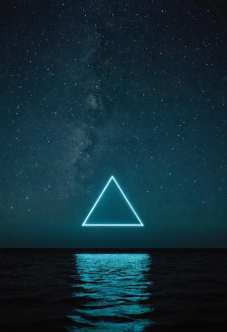 photograph Photographer Reuben Wu Style, night ocean and large aqua triangle in dark sky, 50mm . cinematic 4k epic detailed 4k epic detailed photograph shot on kodak detailed cinematic hbo dark moody, 35mm photo, grainy, vignette, vintage, Kodachrome, Lomography, stained, highly detailed, found footage, Photographer Reuben Wu Style, night ocean and large aqua triangle in dark sky, bright beautiful, futuristic, cinematic, dramatic ambient light, professional, best, fair, clear, focus, atmosphere, very coherent, symmetry, fine, detailed, shiny, unique, cute, great composition, artistic, perfect intricate, elegant, sharp detail, highly tailored, vibrant colors