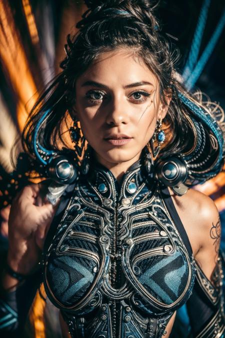 <lora:rmadart3NoiseoffsetSD1_v10:2>, <lora:Rosa_Salazar_512x768:0.85> Biomechanical hacker - shaman of the sisterhood of cables wearing cable - dress made of cables with biomechanical filigree, super haute couture highly detailed eye, highly detailed lips, highly detailed skin, bokeh, lenseflare, by Emil Melmoth, Marcin Nagraba, Rebecca Millen, shot with Hasselblad X1D - 50c   <lora:Scarlet_Sails_ArtStyle_768x1152:0.55>