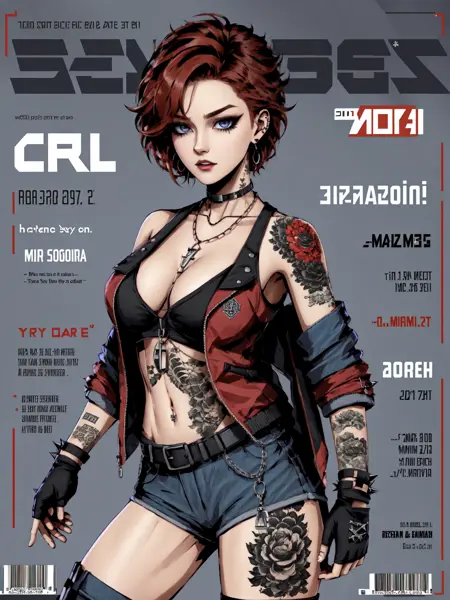 Defaultz17 Style | Manga Book Cover Style | MoosieModel