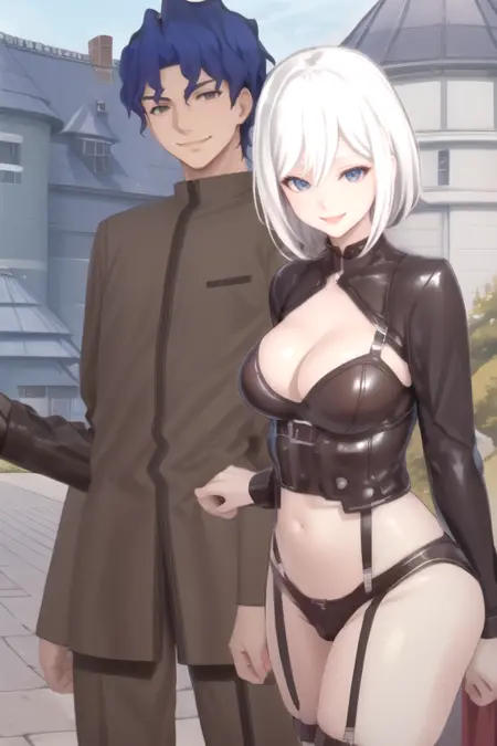 Shinji Matou x Cecilia Schariac (Fate/Stay Night x Kaslana Family Circumstances)