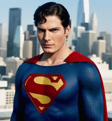 photo of SupermanCHR person, christopher reeve ,  looking at viewer, (RAW Photo, cg unity, photography, ultra realistic details, sharp focus, detailed skin,4k, high-res, masterpiece, best quality:1.1), (realistic, photo-realistic:1.37) (8k,4k, UHD, high resolution, professional, cinematic, movie, dramatic, noise), (detailed background:1.25), bokeh anamorphic depth of field blur background,<lora:epi_noiseoffset2:1.9>