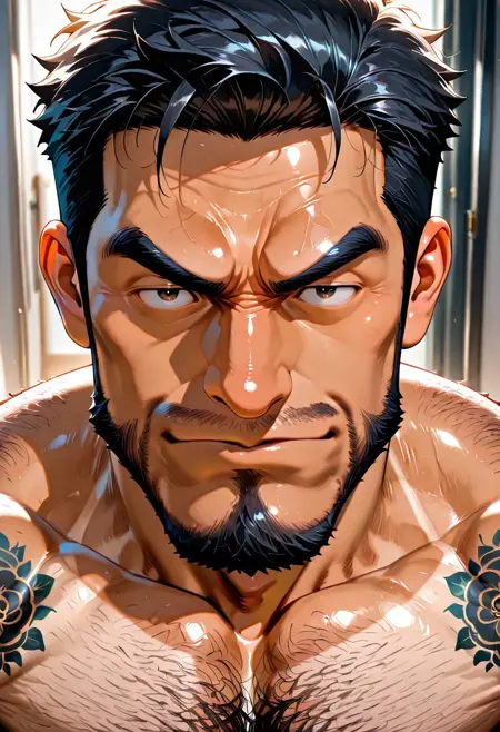 Bara Rugarto (Masculine, Tattoos, Daddy, Gangster, Gay, Muscles)