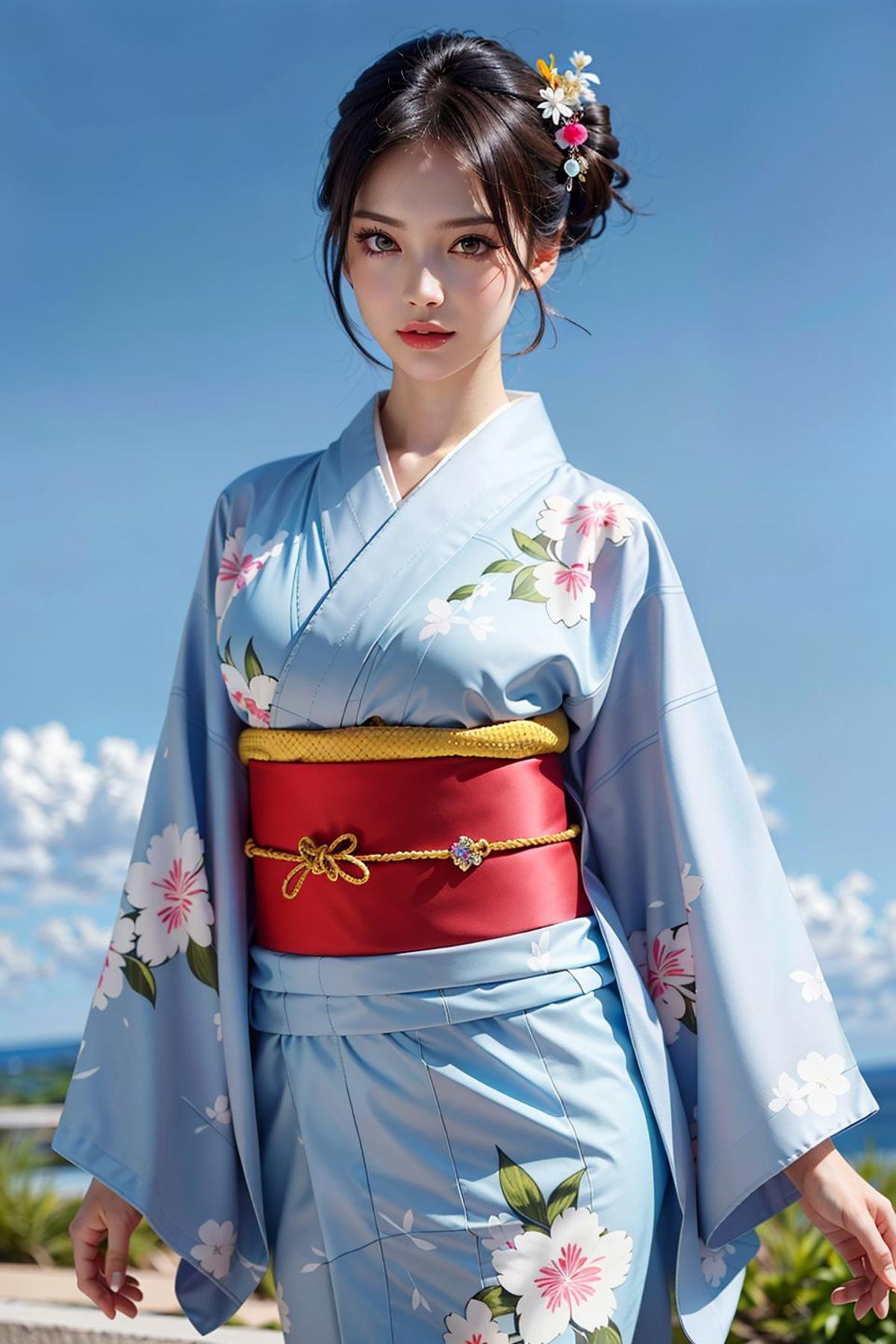一件简单的和服/浴衣 a simple kimono/yukata image by ylnnn