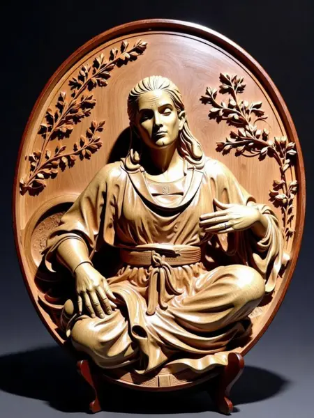 Toki_no_- World Changes - Wood Sculpture (Material)