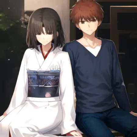 Shirou Emiya x Shiki Ryougi (Fate/Stay Night x Kara no Kyoukai)