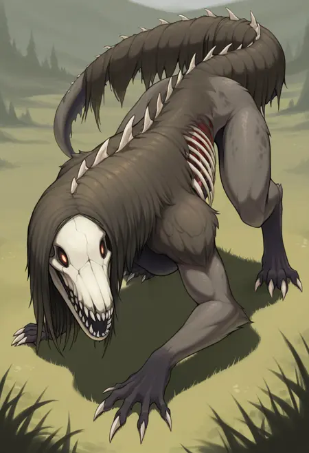 SCP-682 (SCP Foundation) [PonyXL/Illustrious]