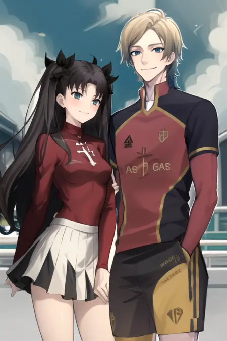 Michael Kaiser x Rin Tohsaka (Blue Lock x Fate/Stay Night)