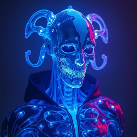 Masterpiece, a bioluminescence translucent polonium/humanoid, 32k, 16k, 8k, cinematic art,