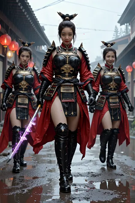 Flux Workflow - Multi LoRA Person in one Picture (Up to 3)