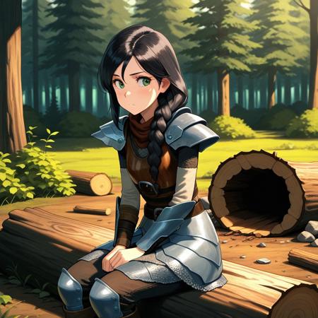 Heather (Dragons: Race to the Edge) ponyillust V2