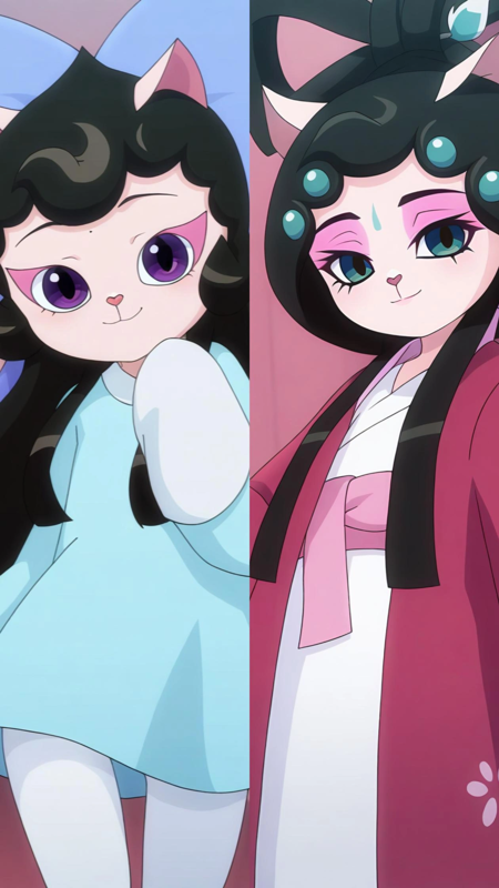 mozi and xiaoqing 墨紫和小青 京剧猫 v1.0