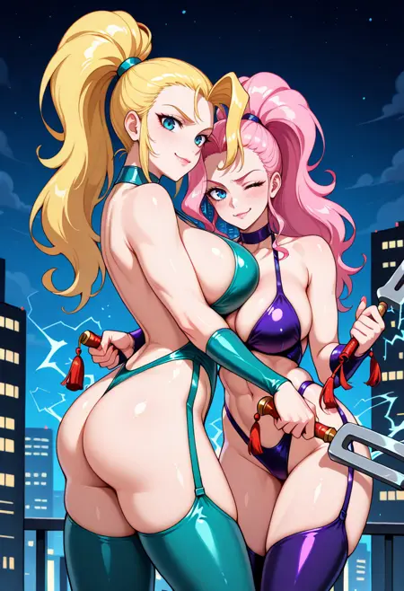 Carol Brenda Captain Commando / キャロル  ブレンダ  キャプテンコマンドー