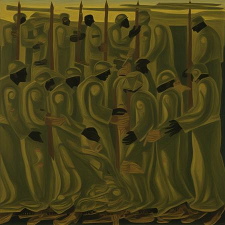 Jacob Lawrence Style SDXL Jacob Lawrence Style SDXL