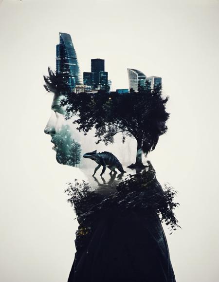 Double exposure - Dan Mountford - v1.0 | Stable Diffusion LoRA | Civitai