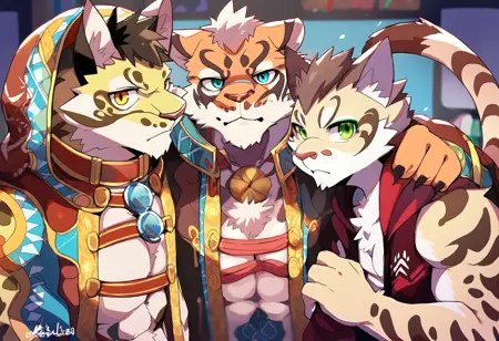 Nekojishi Characters 3 in 1 |||Linhu Likulau chu-chi||Pony XL
