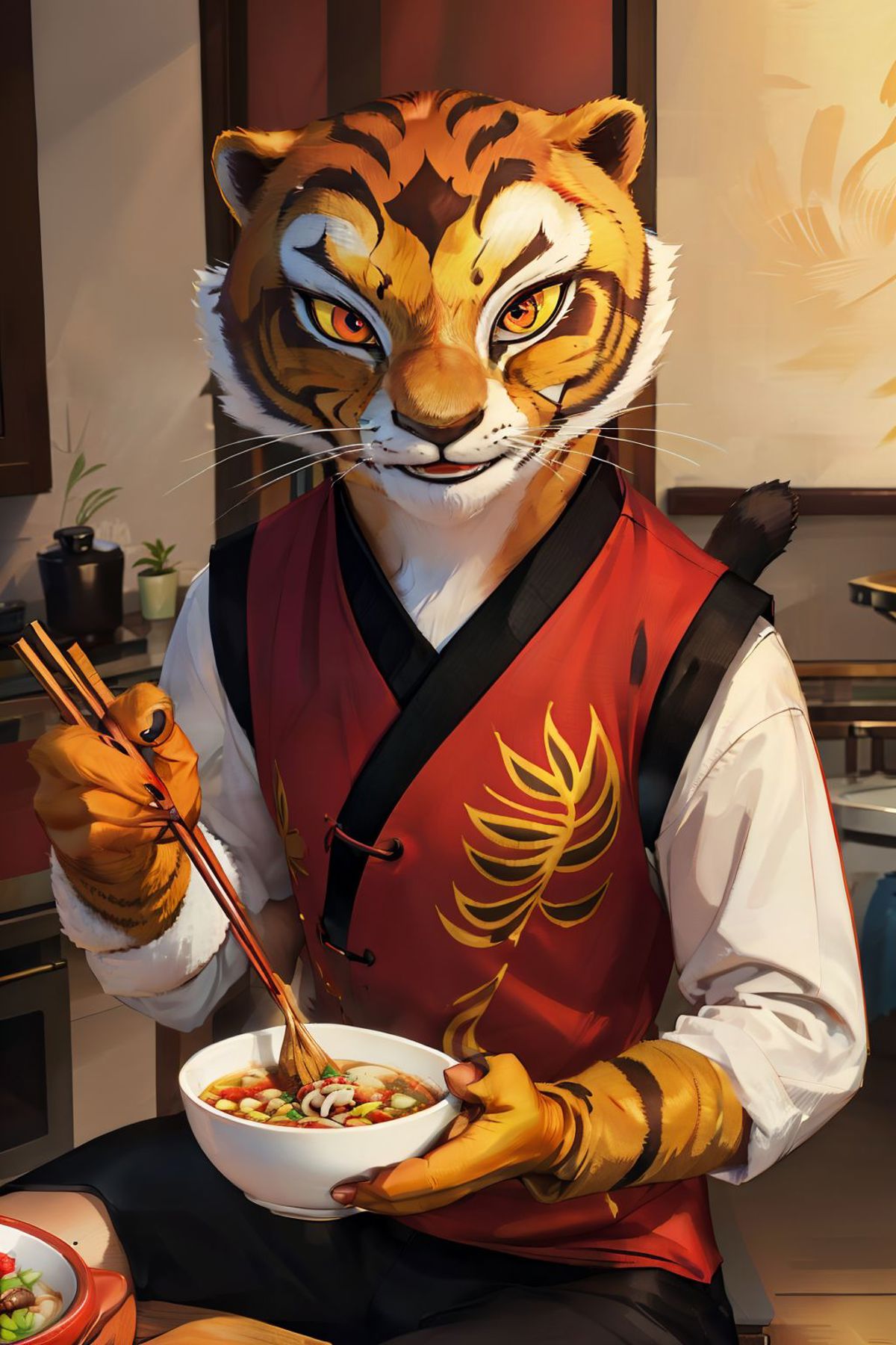 Master Tigress [Kung Fu Panda] image by wikkitikki