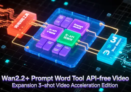 Wan2.2+ Prompt Word Tool + API-free Video Expansion 3-shot Video Acceleration Edition