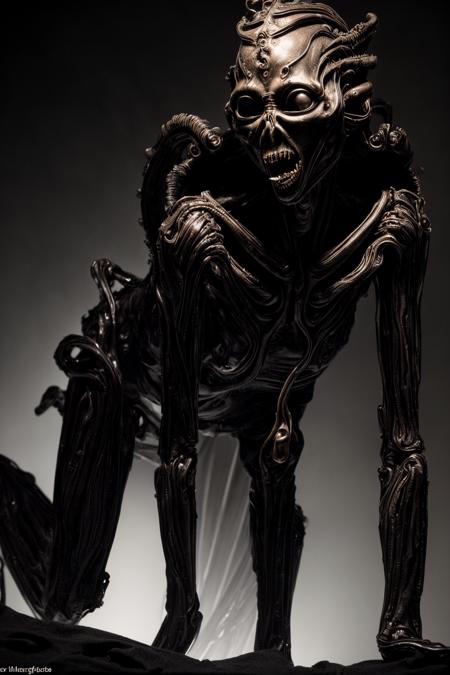 (((masterpiece))), (((best quality))), ((ultra-detailed)) nightmarish scene of a repulsive 1girl (eldritch), alien features, (mutability and shapeshifting figure), (shifting morphing joints),(proportion distortion limbs), tongue out, looking at viewer, detailed skin, highly detailed, ([black background:misty background:15]1.2), diffused soft lighting, hyperrealism, cinematic lighting