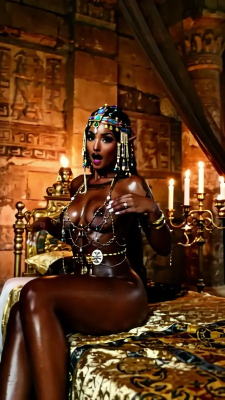 Golden Delights: Pointy Eared Nipple-Loving Breast Goddesses with Long Hair