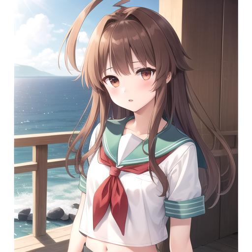 球磨-舰队收藏（Kuma-Kantai Collection） image by King_Dong