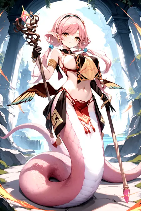 【エキドナ娘】ミテラス miteras (モンスター娘TD)