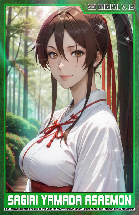 KizukiAi - Jigokuraku - Yamada Asaemon Sagiri [SD1 - Original V1.5] v1.0 [SD 1.5]