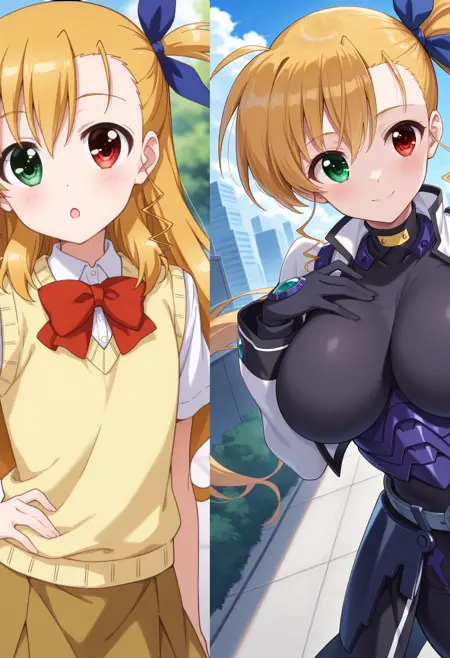 Takamachi Vivio / ヴィヴィオ - (2 OUTFITS) Magical Girl Lyrical Nanoha ViVid / 魔法少女リリカルなのは ViVid / Mahou Shoujo Lyrical Nanoha