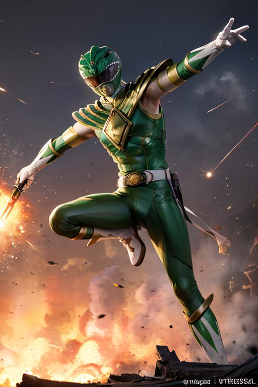 Green Power Ranger - Mighty Morphing Power Rangers image by CitronLegacy