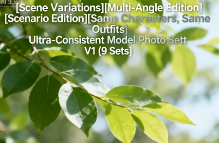 [Scene Variations][Multi-Angle Edition][Scenario Edition][Same Characters, Same Outfits] Ultra-Consistent Model Photo Set Enhanced Edition V1 (9 Sets)