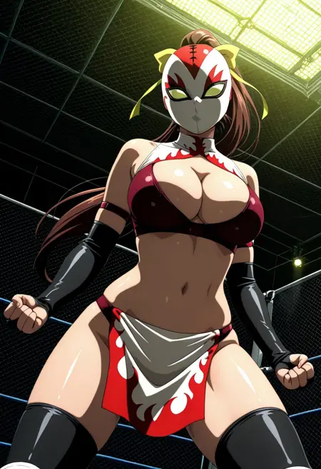 Mitsuki_Sohara(Masked Wrestler Gimmick) - NoobAi