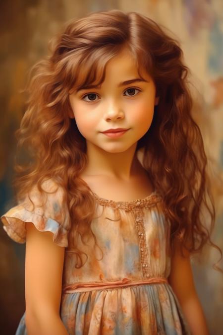 <lora:Sophie Gengembre Anderson Style:1>Sophie Gengembre Anderson Style - brown haired little girl wearing sweet dress style of Sarah kay