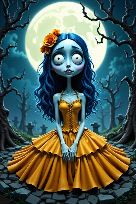 👻 Tim Burton 👻 Art Style [Flux]