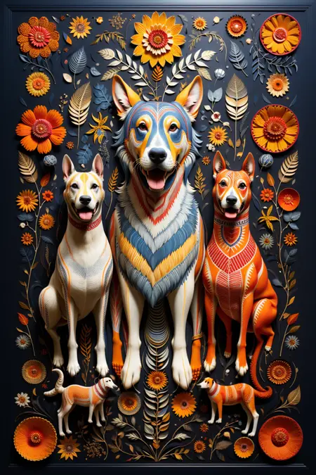 3D relief decorative painting
