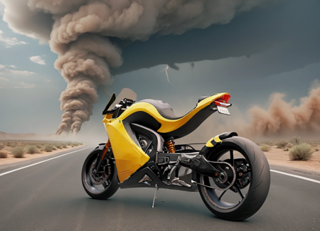 Vehicles Collection - 26 Assets [XL] 06 Yellow Motorcycle